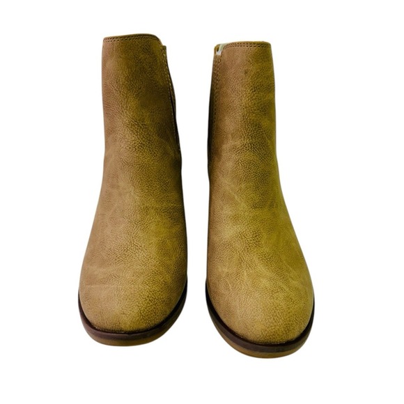 Korks Hadley Natural Nubuck Chunky Block‎ Heel Booties Womens Size 9M NWB - Picture 13 of 16